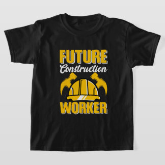 Camiseta Trabajador de construcción genial del futuro