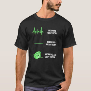 Camiseta Trabajador de Corrector de Textos Divertidos Traba