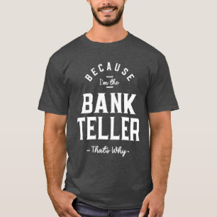 Camiseta Trabajador de cumpleaños de trabajo de Bank Teller