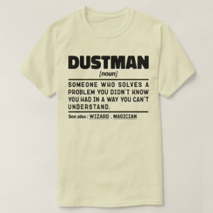 Camiseta Trabajador de definición nativa de basura Diseño G