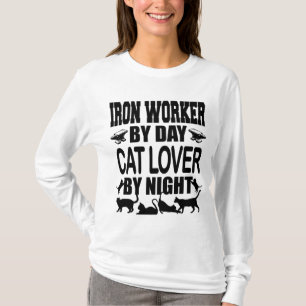 Camiseta Trabajador de Hierro Divertido de Día, Amante de G