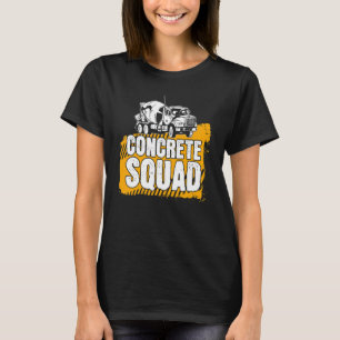 Camiseta Trabajador de hormigón masculino Equipo de hormigó
