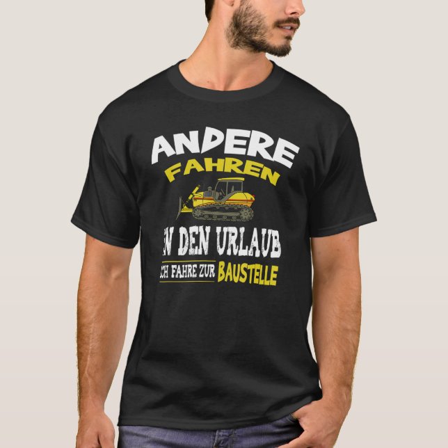Camiseta Trabajador De La Construcción Dice Que El Sitio De (Anverso)