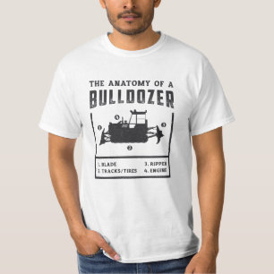 Camiseta Trabajador De La Construcción La Anatomía De Un Bu