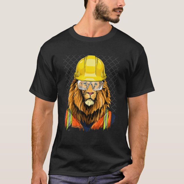 Camiseta Trabajador de la construcción Laborador de León Vi (Anverso)