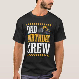 Camiseta Trabajador de la construcción Papá Cumpleaños Part