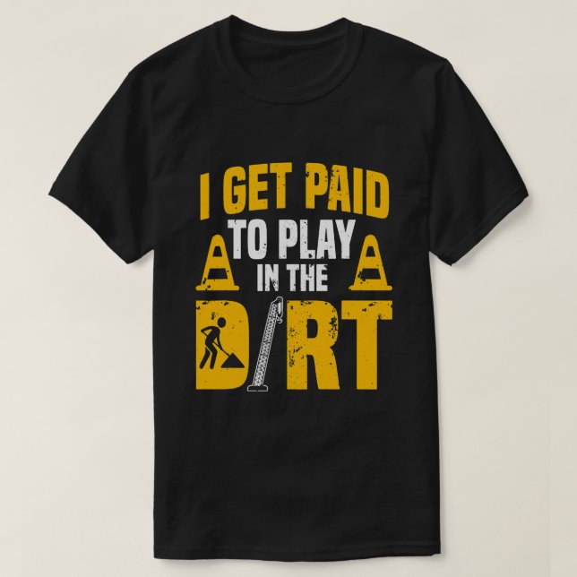 Camiseta Trabajador de la construcción regala divertidos co (Diseño del anverso)