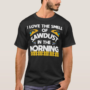 Camiseta Trabajador de la madera Sawdust Funny Apparel dive