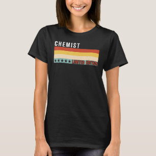 Camiseta Trabajador de la profesión de jefe de trabajo quím