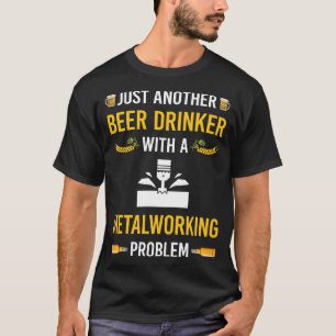 Camiseta Trabajador de metal bebedor de cerveza