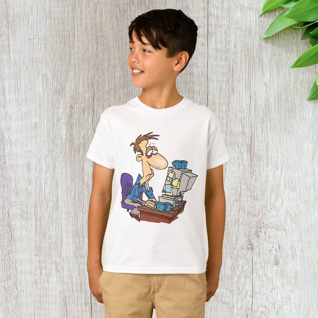 Camiseta Trabajador de oficina con exceso de trabajo Funny  (Subido por el creador)