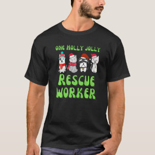 Camiseta Trabajador de refugios para animales mascotas Navi