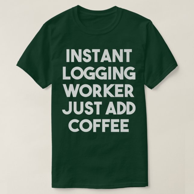Camiseta Trabajador de registro instantáneo simplemente agr (Diseño del anverso)