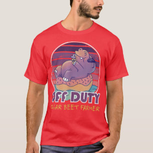 Camiseta Trabajador de trabajo de agricultor de remolacha a