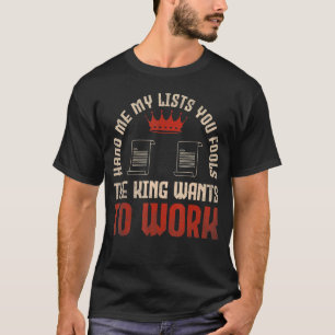 Camiseta Trabajador del almacén del operador de carretillas