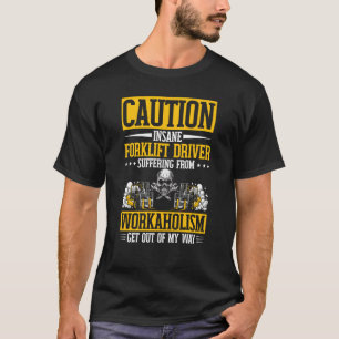 Camiseta Trabajador del controlador del elevador de horquil
