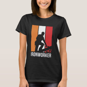 Camiseta Trabajador del hierro Profesión Trabajador de meta