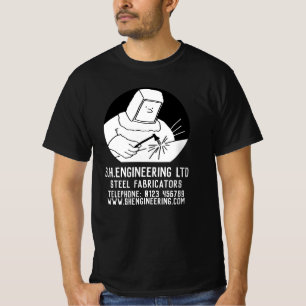 Camiseta Trabajador del metal en fabricación de acero o fab