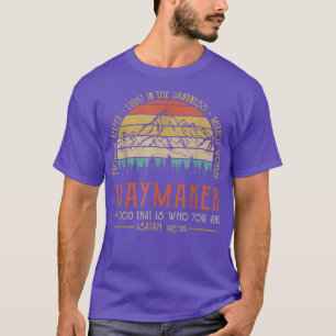 Camiseta Trabajador del milagro de Waymaker promete ser cri