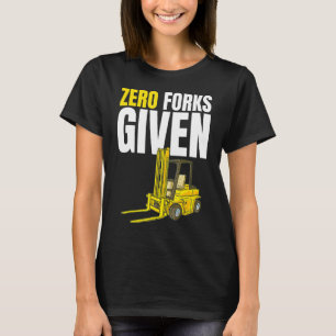 Camiseta Trabajador del operador de carretillas elevadoras