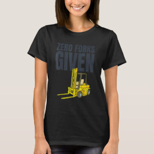 Camiseta Trabajador del operador de carretillas elevadoras 