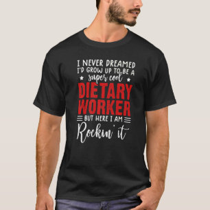 Camiseta trabajador del servicio de apreciación de ayuda al