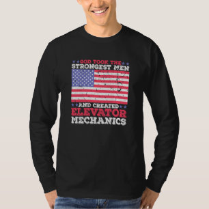 Camiseta Trabajador Del Sindicato De Bandera De Ee.Uu.
