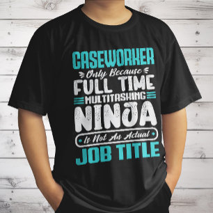 Camiseta Trabajador en Caso Cargo Profesional Funny Casewor