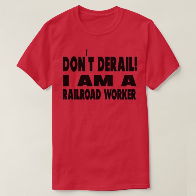 Camiseta Trabajador ferroviario (Diseño del anverso)