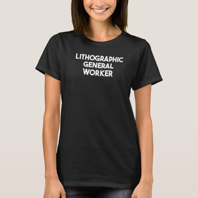Camiseta Trabajador General Litográfico   (Anverso)