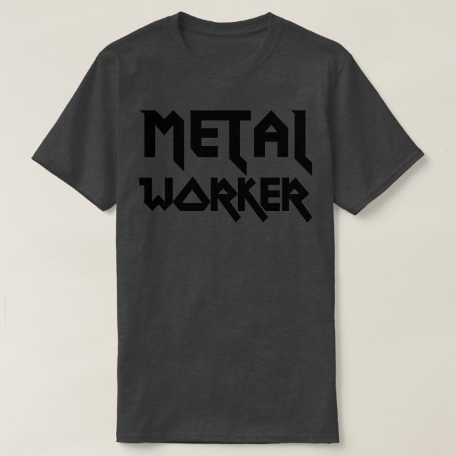 Camiseta Trabajador metalizado (Diseño del anverso)