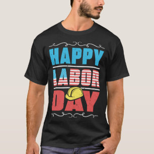 Camiseta Trabajador Patriótico Bandera Americana Trabajo Tr