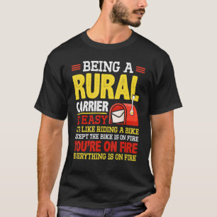Camiseta Trabajador postal de Carriles Rurales Mailman Mail
