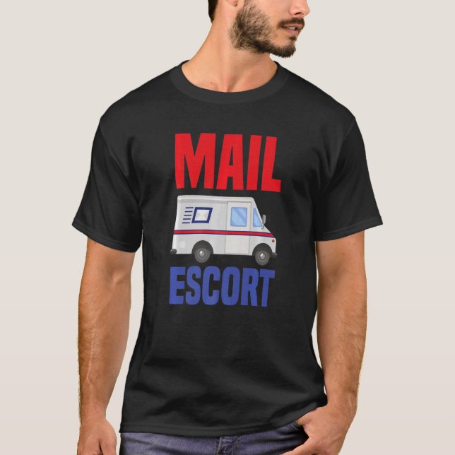Camiseta Trabajador postal de Mail Escort (Anverso)