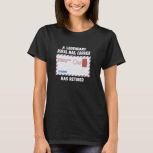 Camiseta Trabajador postal de transporte de correo rural re