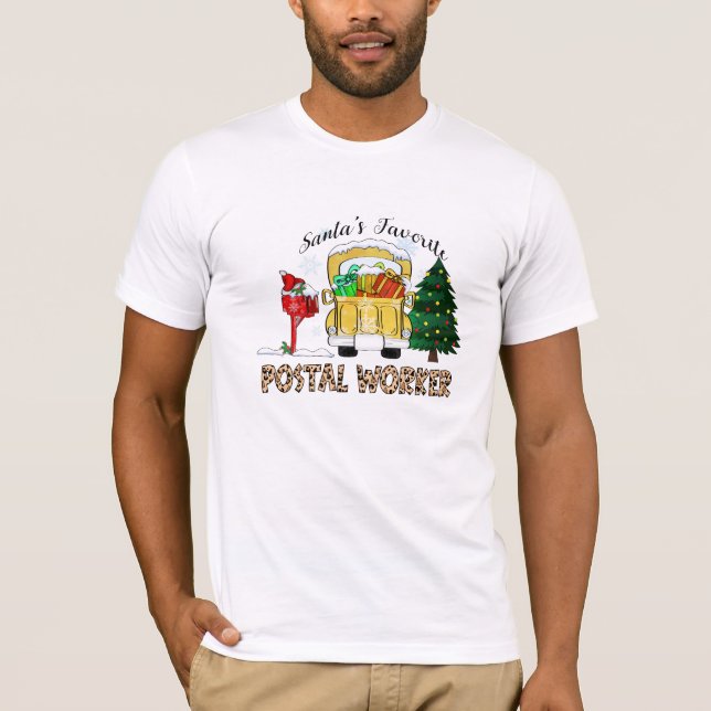 Camiseta Trabajador postal favorito de Santa Cruz (Anverso)