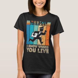 Camiseta Trabajador Postal Funny Carrier Mailman Post Offic
