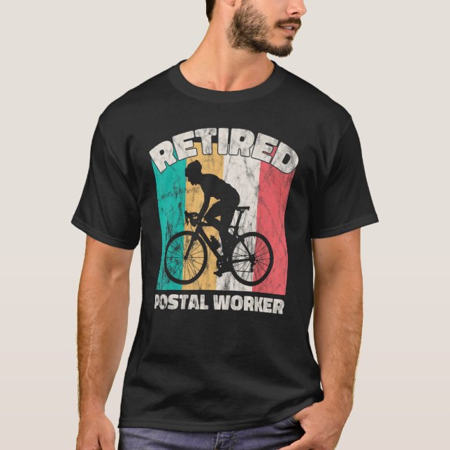 Camiseta Trabajador postal jubilado (Anverso)