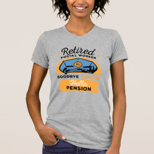 Camiseta Trabajador Postal Jubilado Cartero Divertido Jubil
