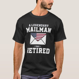 Camiseta Trabajador Postal Jubilado Cartero Jubilación