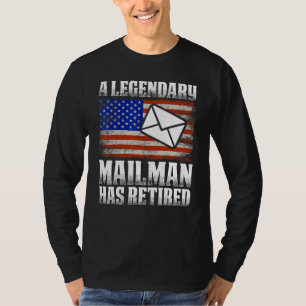 Camiseta Trabajador Postal Jubilado Repartidor de Correo &