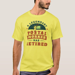 Camiseta Trabajador Postal Jubilado Reparto de Correo Diver