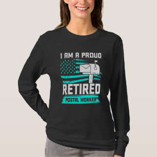 Camiseta Trabajador postal retirado ama la jubilación de Ma