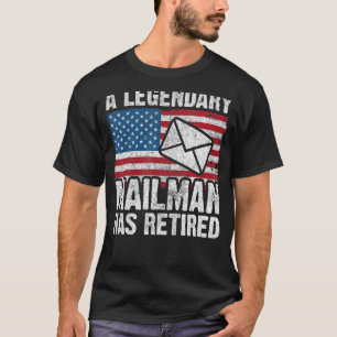 Camiseta Trabajador postal retirado Mailman Mail Carrier Ma