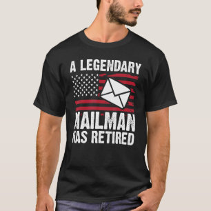 Camiseta Trabajador postal retirado Mailman Mail Carrier Ma