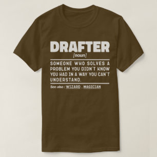 Camiseta Trabajador profesional de la redacción: Dibujo gra