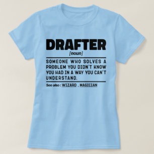 Camiseta Trabajador profesional de la redacción: Dibujo gra