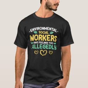 Camiseta Trabajador social ambiental Educador social Caregi