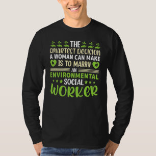 Camiseta Trabajador Social Ambiental Ocupación Medio Ambien