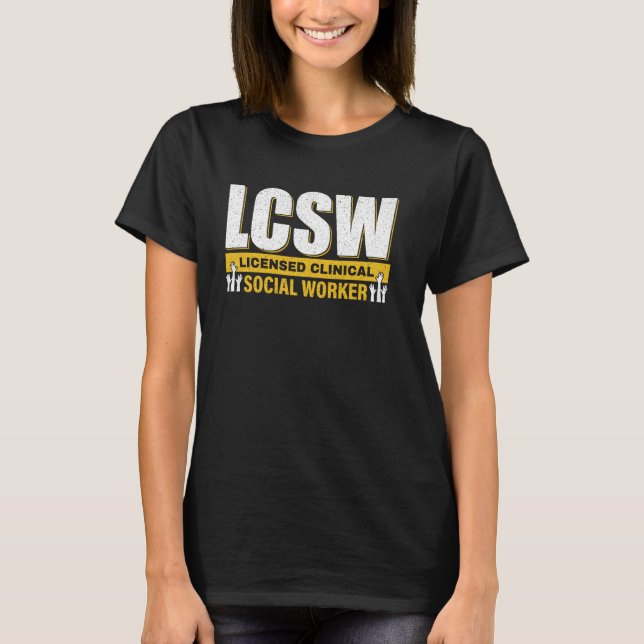 Camiseta Trabajador social clínico con licencia LCSW de Gua (Anverso)